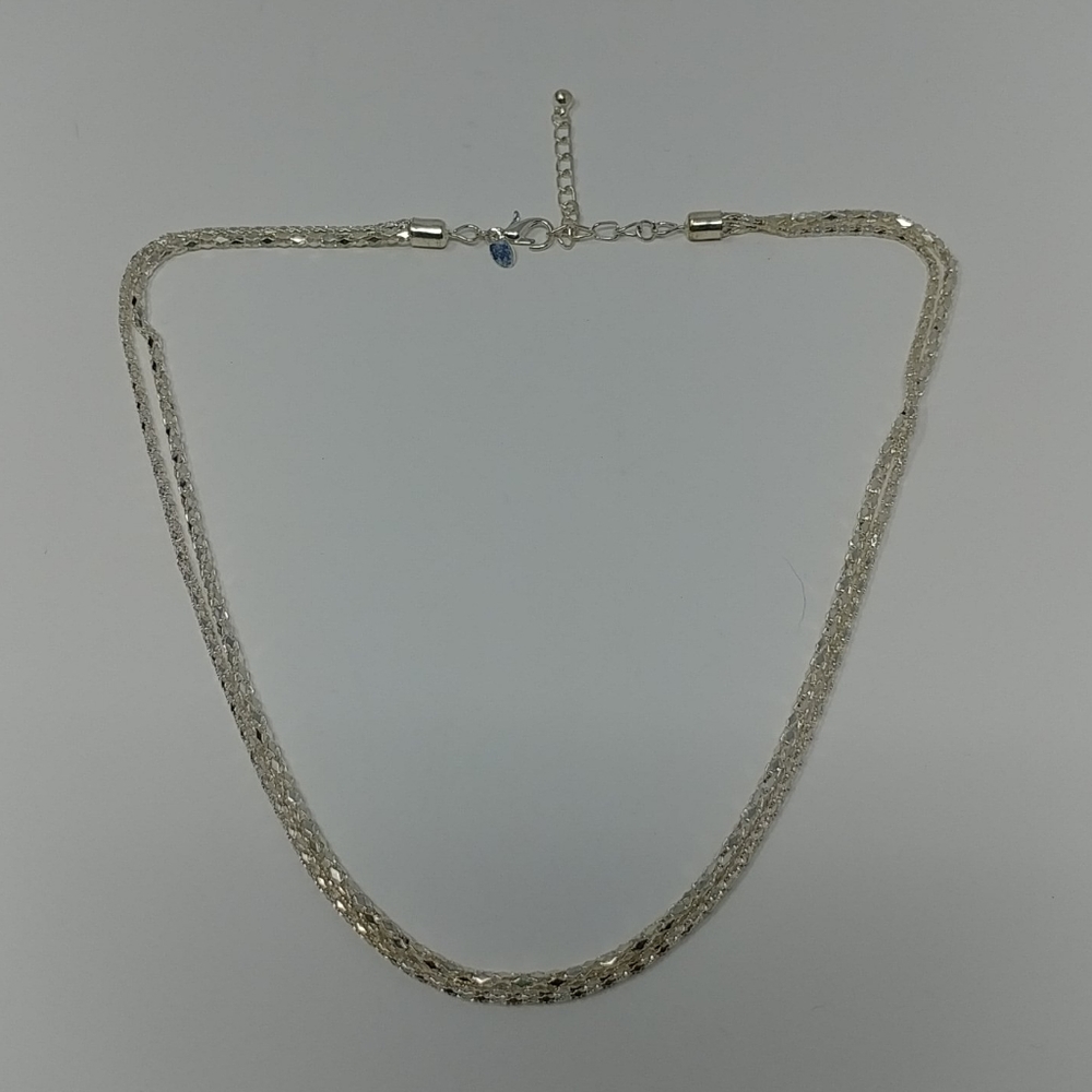 NWT Two Strand Chain Necklace - Picture 3 of 4